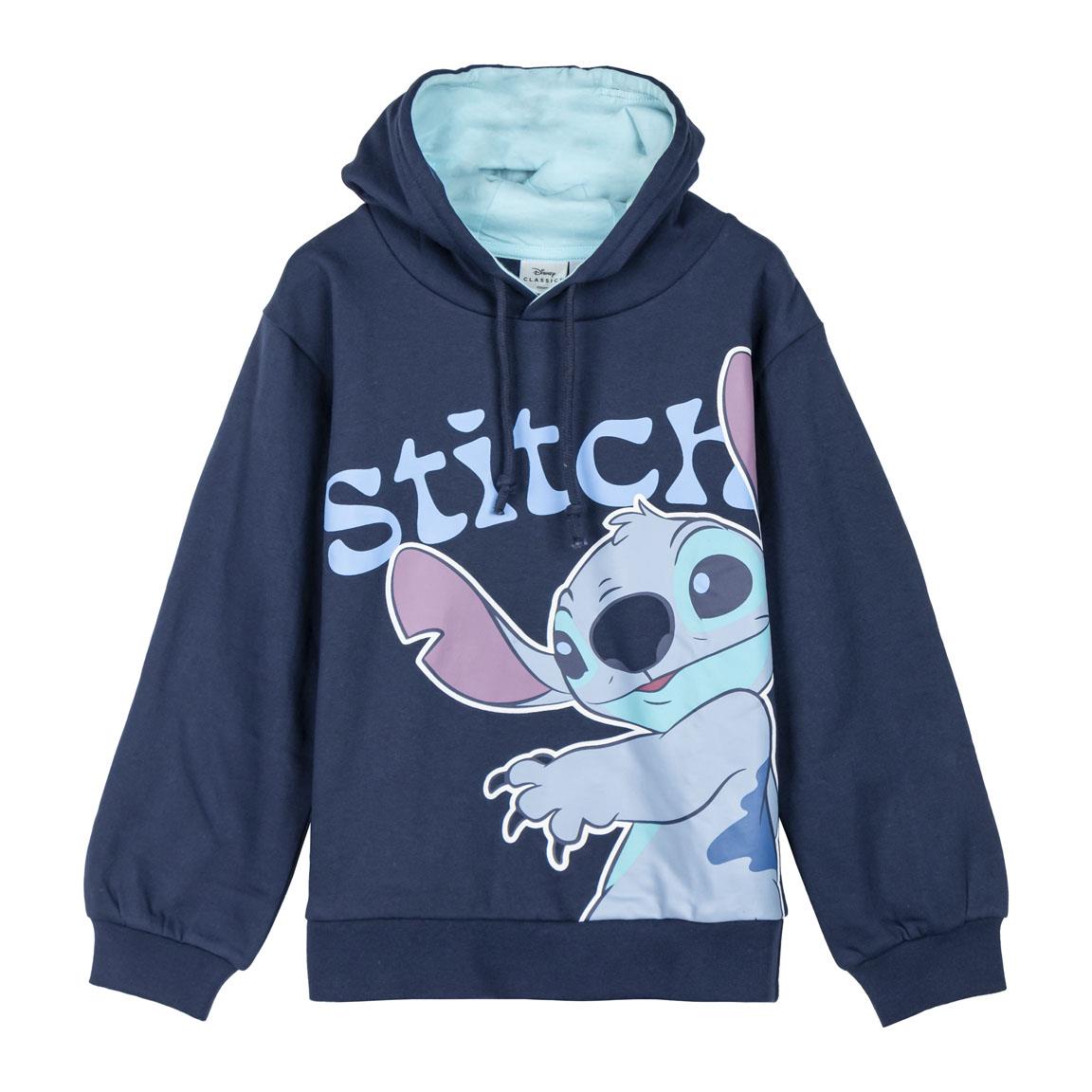 STITCH Kapuzenpullover blau