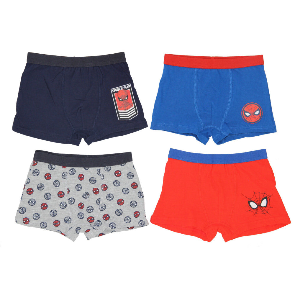 Spiderman Boxershorts 4er-Pack 122/128
